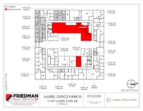 17197 N Laurel Park Dr, Livonia, MI for lease Floor Plan- Image 2 of 2