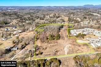 6355 Strawberry Plains Pike, Knoxville, TN - AERIAL map view