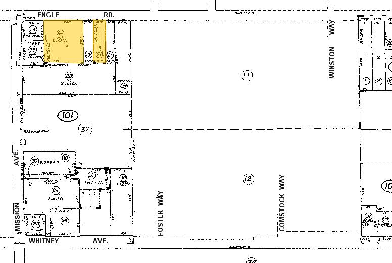 4718-4740 Engle Rd, Carmichael, CA for lease - Plat Map - Image 2 of 26