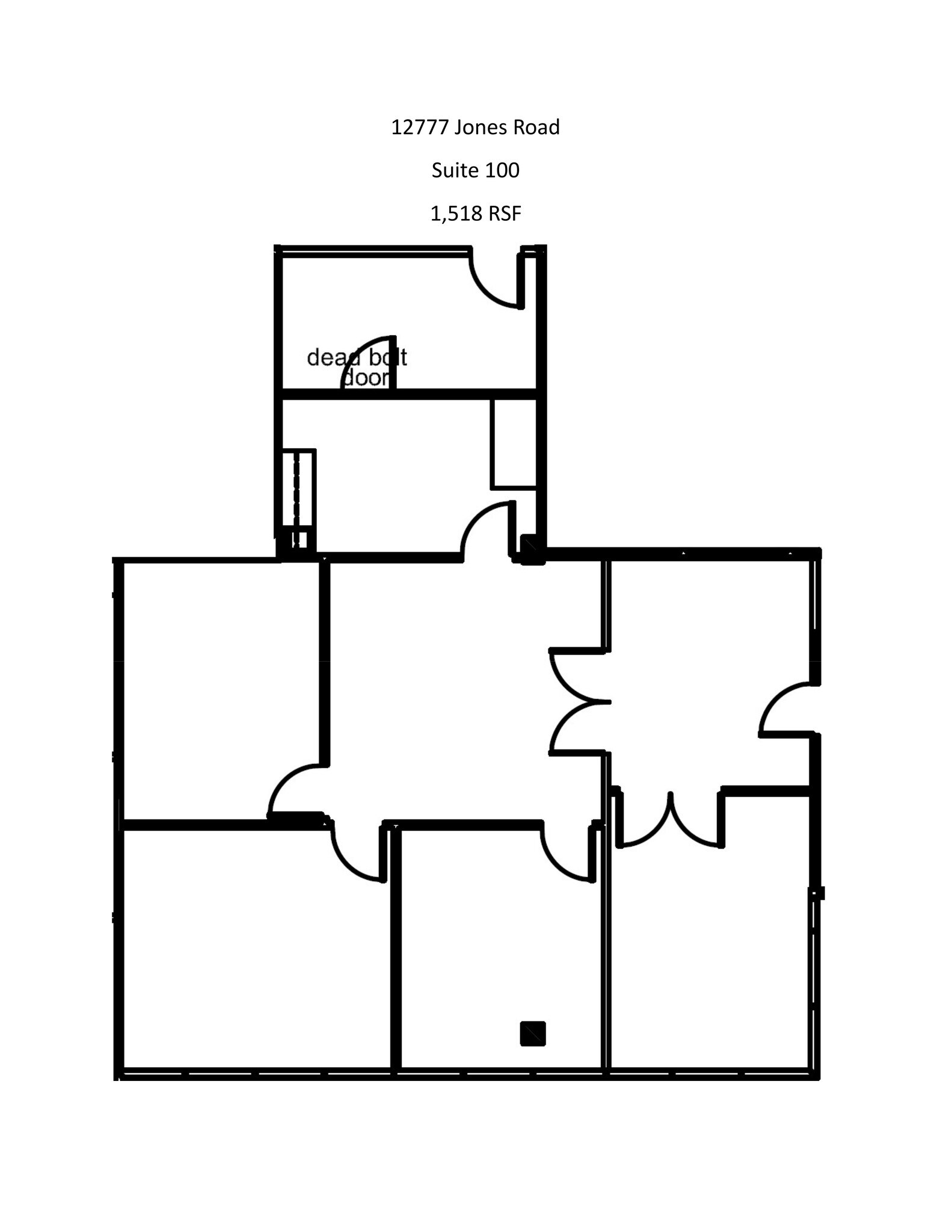 12777 Jones Rd, Houston, TX à louer Plan de site- Image 1 de 1