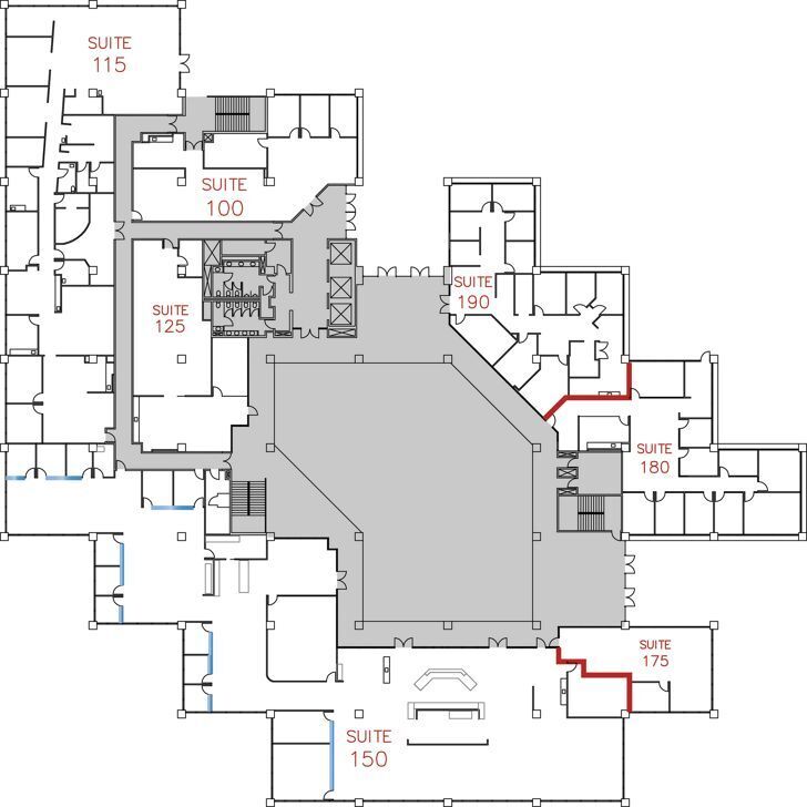9191 Towne Centre Dr, San Diego, CA à louer Plan d’étage- Image 1 de 1