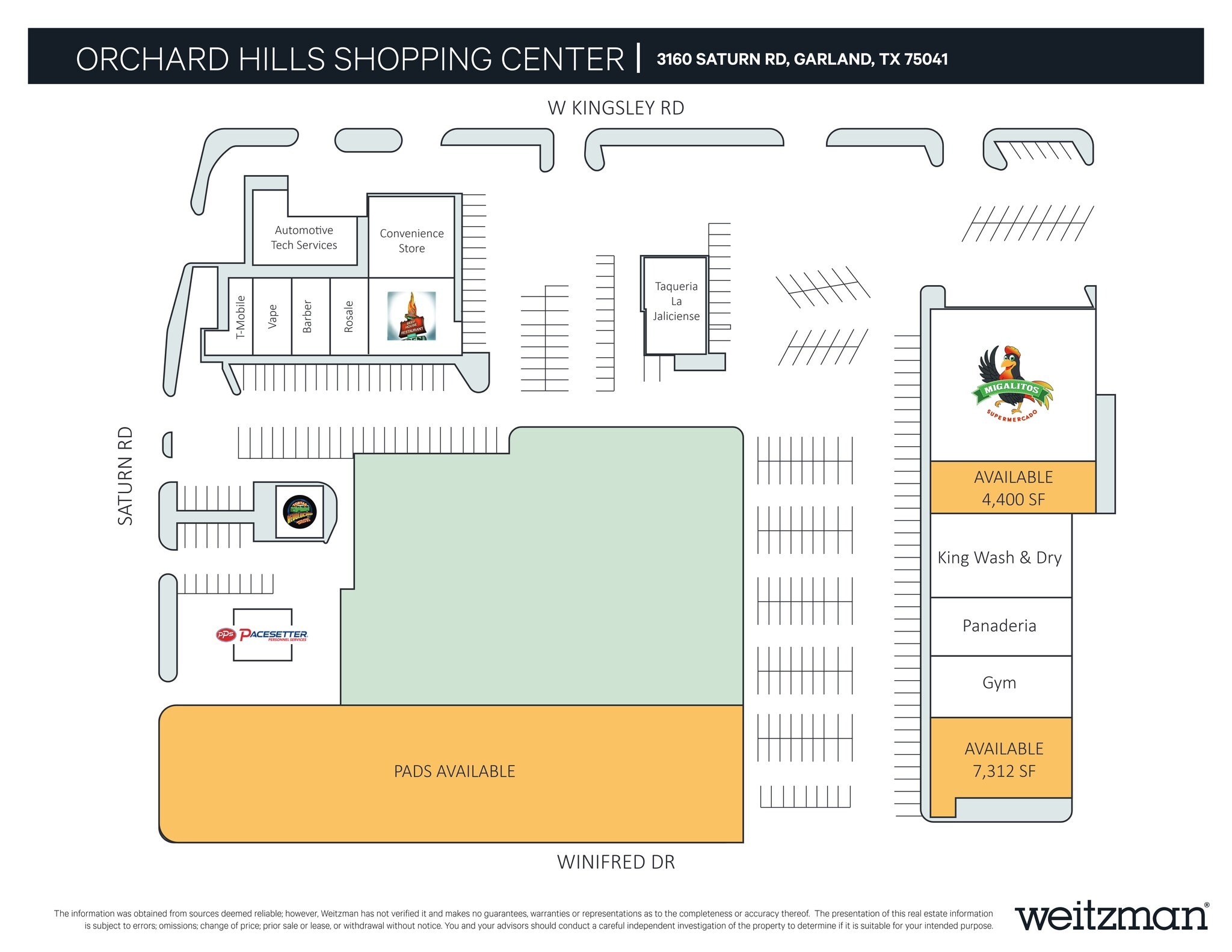 3110-3160 Saturn Rd, Garland, TX for lease Site Plan- Image 1 of 1