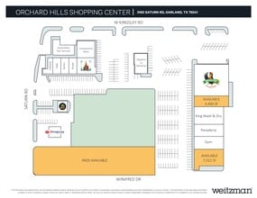 3110-3160 Saturn Rd, Garland, TX for lease Site Plan- Image 1 of 1