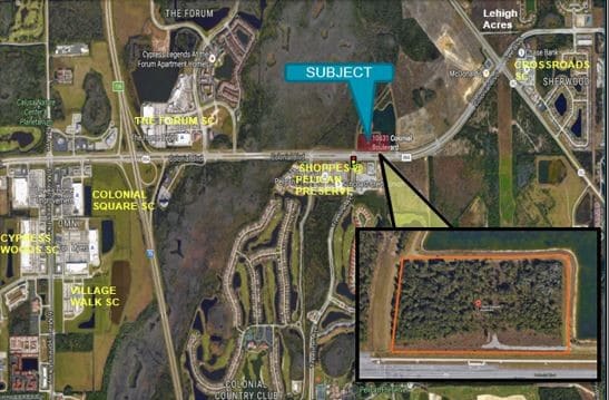 10681 Colonial Blvd, Fort Myers, FL à vendre - Aérien - Image 1 de 3