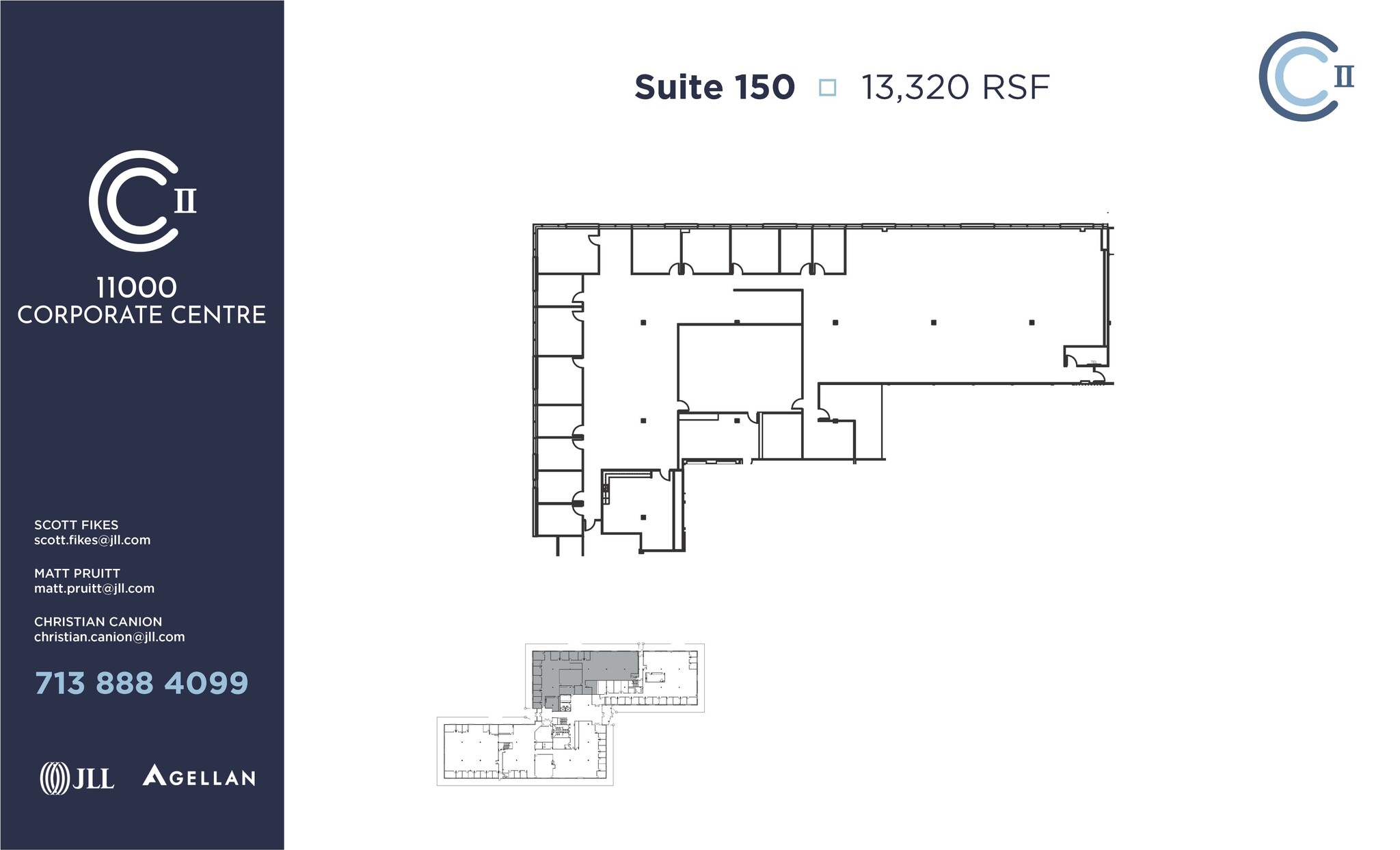 11000 Corporate Centre Dr, Houston, TX for lease Floor Plan- Image 1 of 2