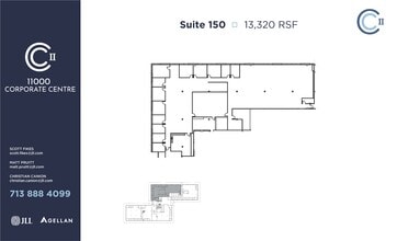 11000 Corporate Centre Dr, Houston, TX for lease Floor Plan- Image 1 of 2