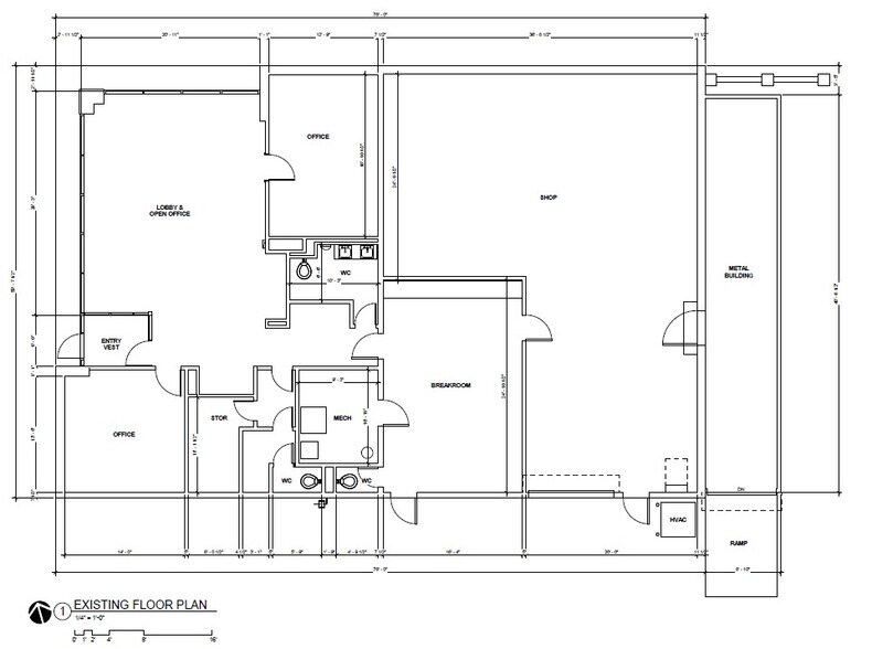 609 Jefferson Ave, Memphis, TN à louer - Plan d’étage - Image 2 de 4