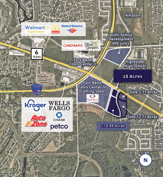 Higwhay 6, Fresno, TX à vendre - Photo du bâtiment - Image 1 de 5