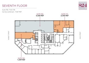 824 N Market St, Wilmington, DE for lease Floor Plan- Image 1 of 1