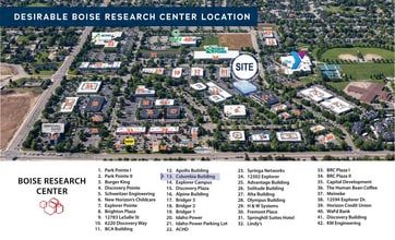 6074 N Discovery Way, Boise, ID - Aérien Vue de la carte