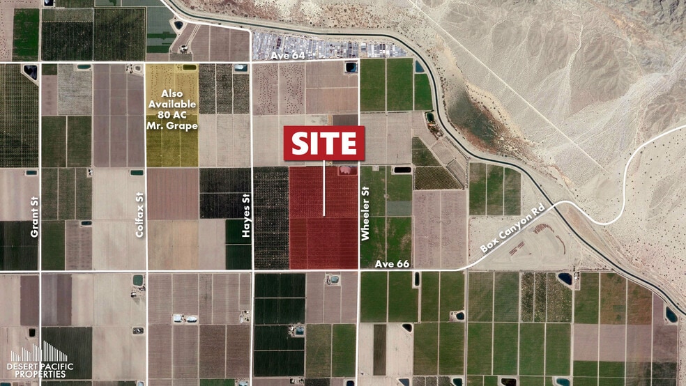 NWC Ave 66 & Wheeler St ave, Mecca, CA for sale - Aerial - Image 2 of 3