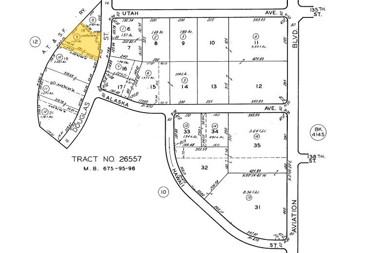 525 S Douglas St, El Segundo, CA for lease - Plat Map - Image 2 of 22