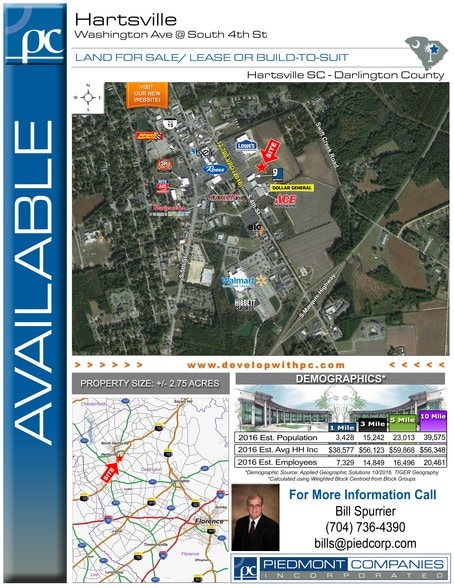 S 4th St, Hartsville, SC à vendre - Photo du bâtiment - Image 2 de 4