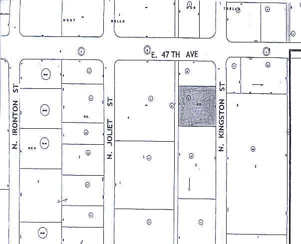 4675 Kingston St, Denver, CO for lease - Plat Map - Image 3 of 9