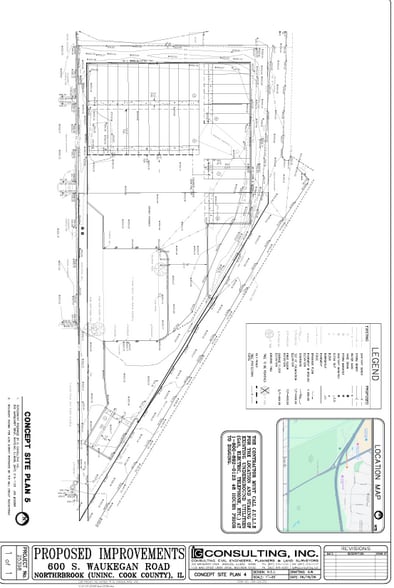 600 Waukegan Rd, Northbrook, IL for lease - Site Plan - Image 2 of 2