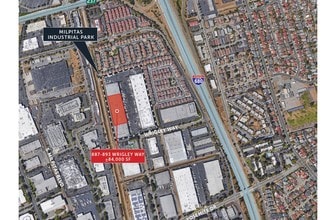 881-897 Wrigley Way, Milpitas, CA - AERIAL  map view