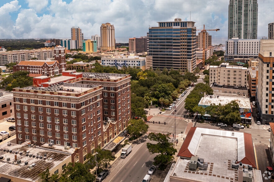 411-415 1st Ave N, Saint Petersburg, FL for lease - Aerial - Image 3 of 9
