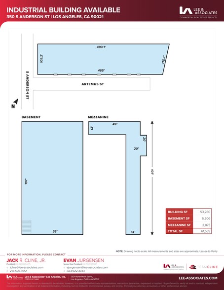 350 S Anderson St, Los Angeles, CA à vendre - Plan de site - Image 2 de 2