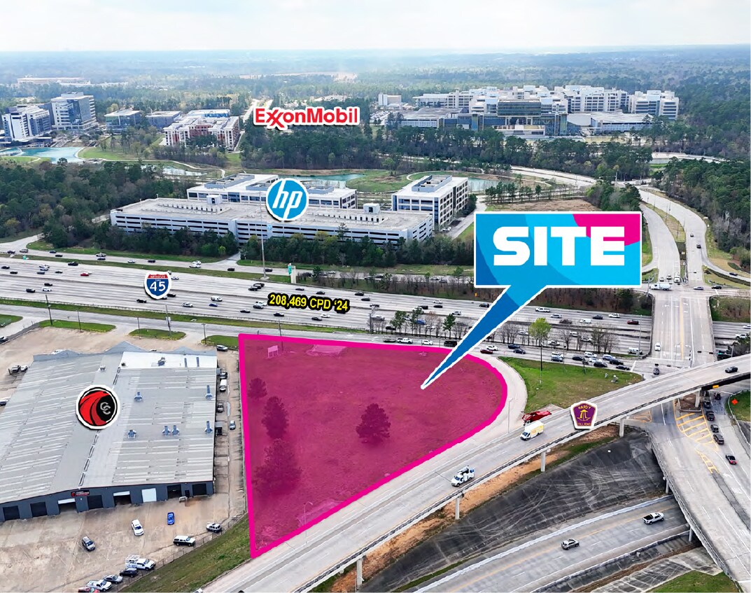 I 45 & Hardy Toll Rd, Spring, TX for sale Primary Photo- Image 1 of 6
