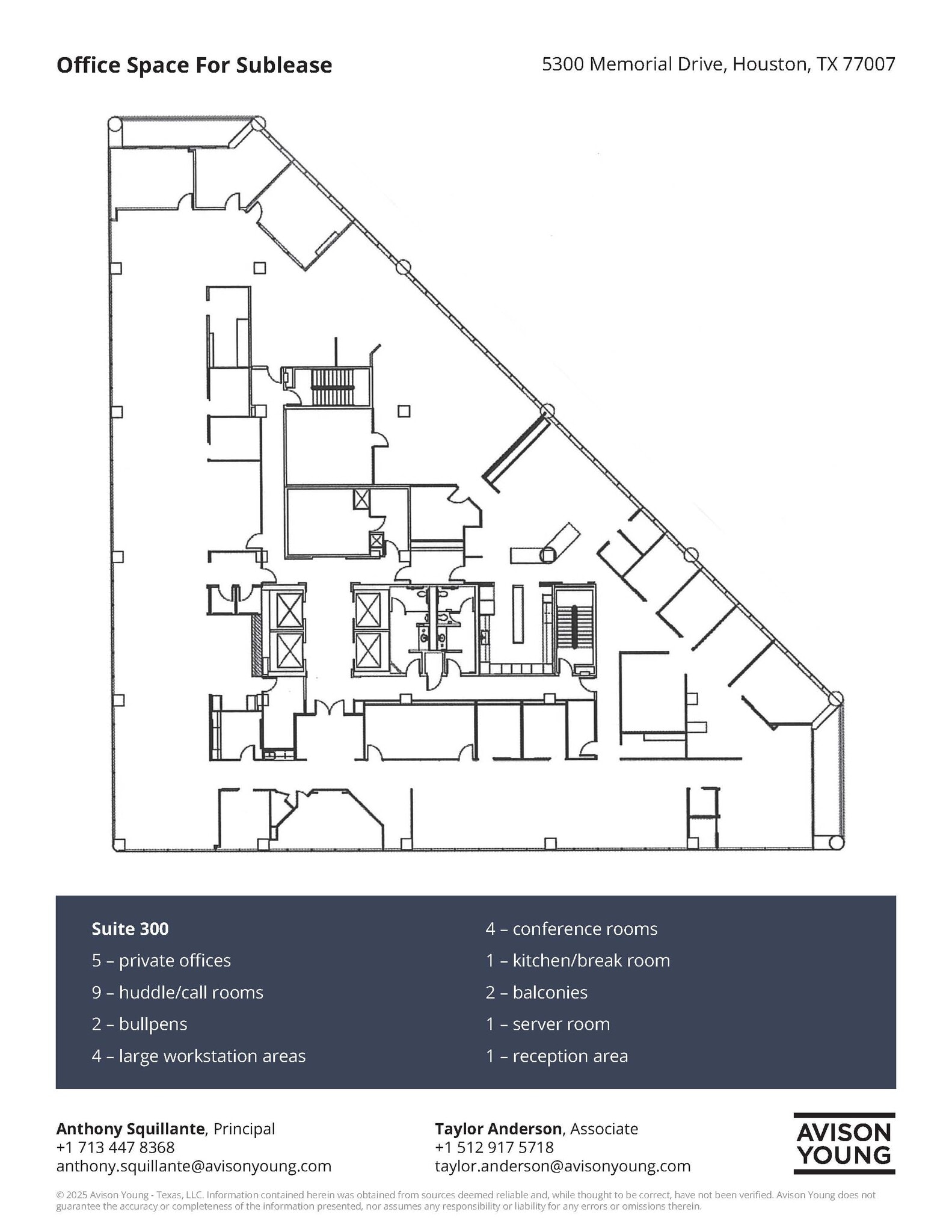 5300 Memorial Dr, Houston, TX for lease Floor Plan- Image 1 of 7