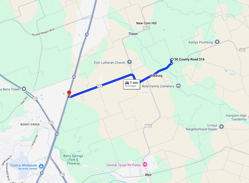 50 Co 316 rd, Georgetown, TX à vendre - Photo principale - Image 2 de 6