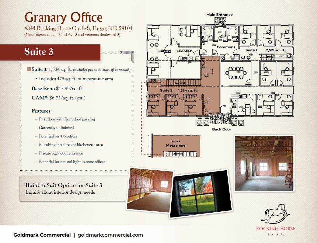 4844 Rocking Horse Cir S, Fargo, ND à louer Plan d’étage- Image 1 de 1