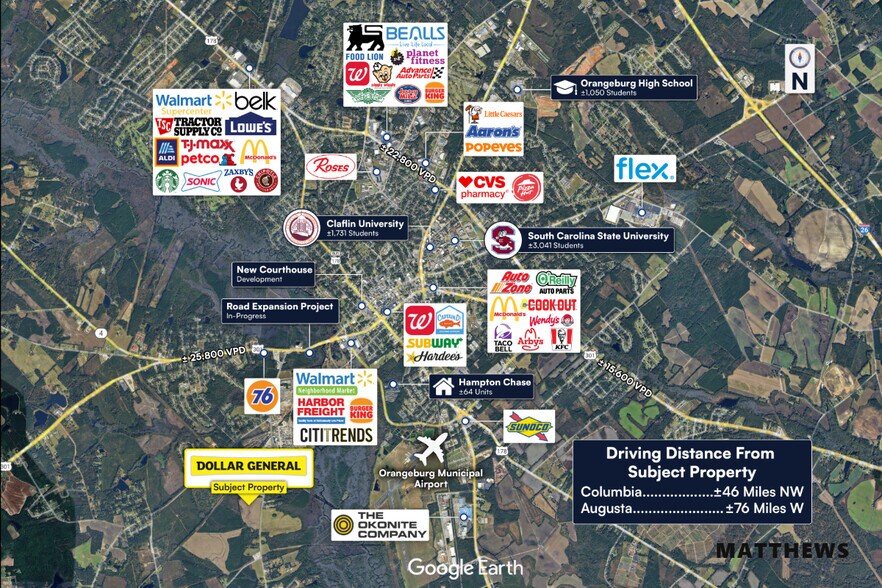 870 Cannon Bridge Rd, Orangeburg, SC à vendre - Photo du bâtiment - Image 3 de 3