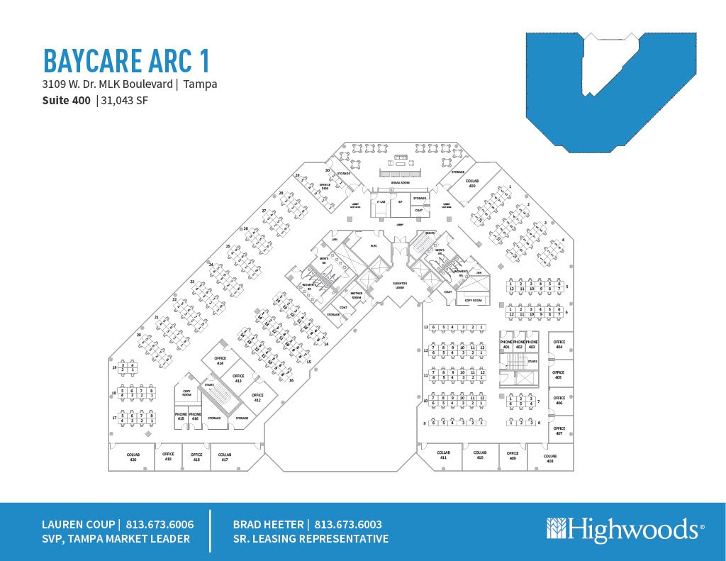 3109 W Dr Martin Luther King Blvd, Tampa, FL for lease Floor Plan- Image 1 of 1