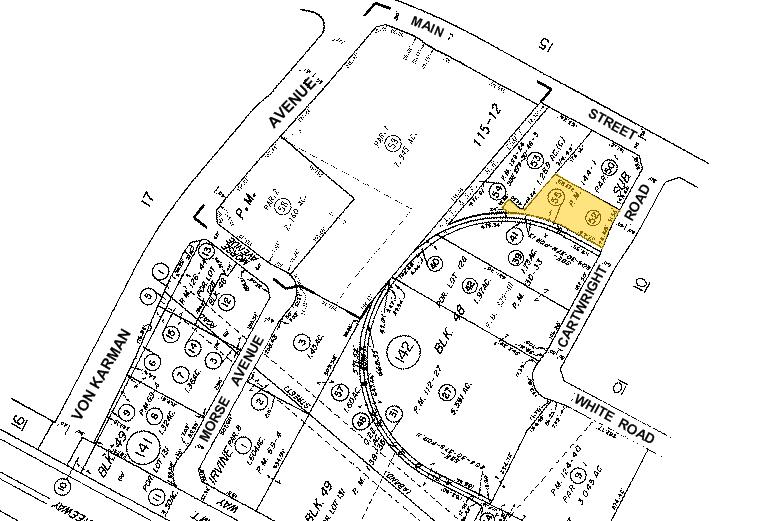 17801 Cartwright Rd, Irvine, CA à vendre Plan cadastral- Image 1 de 1