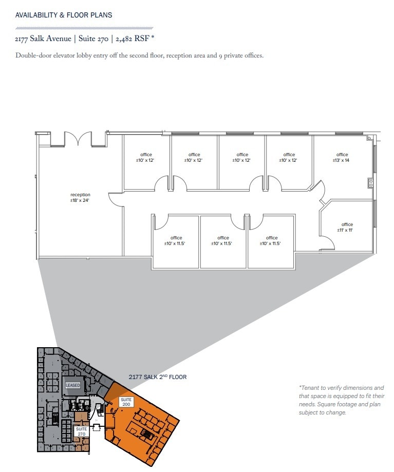 2173 Salk Ave, Carlsbad, CA for lease Floor Plan- Image 1 of 1