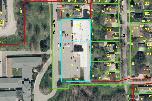 1405 Walnut St, Highland, IL à vendre - Plan cadastral - Image 2 de 2