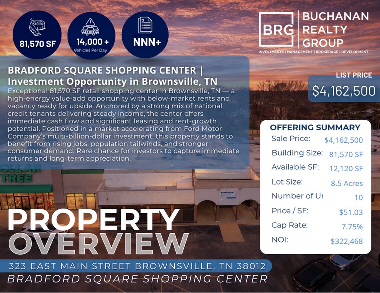 335-339 E Main St, Brownsville, TN à vendre - Photo du bâtiment - Image 2 de 12