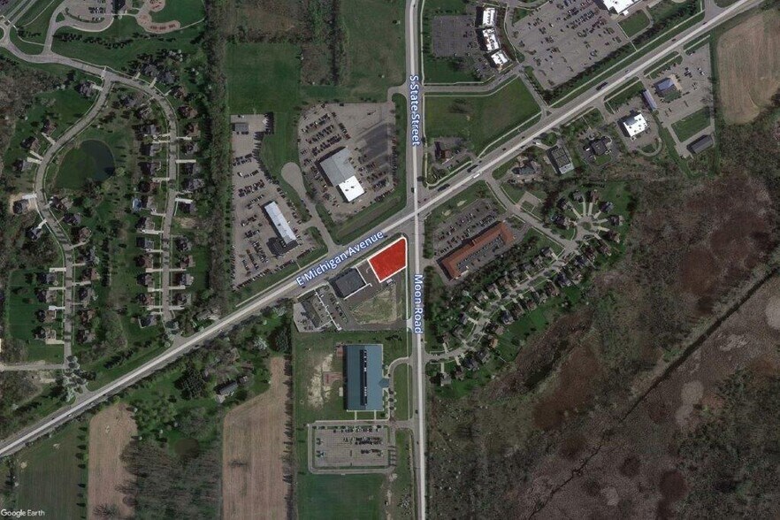 7075 E Michigan Ave, Saline, MI à vendre - Aérien - Image 1 de 3