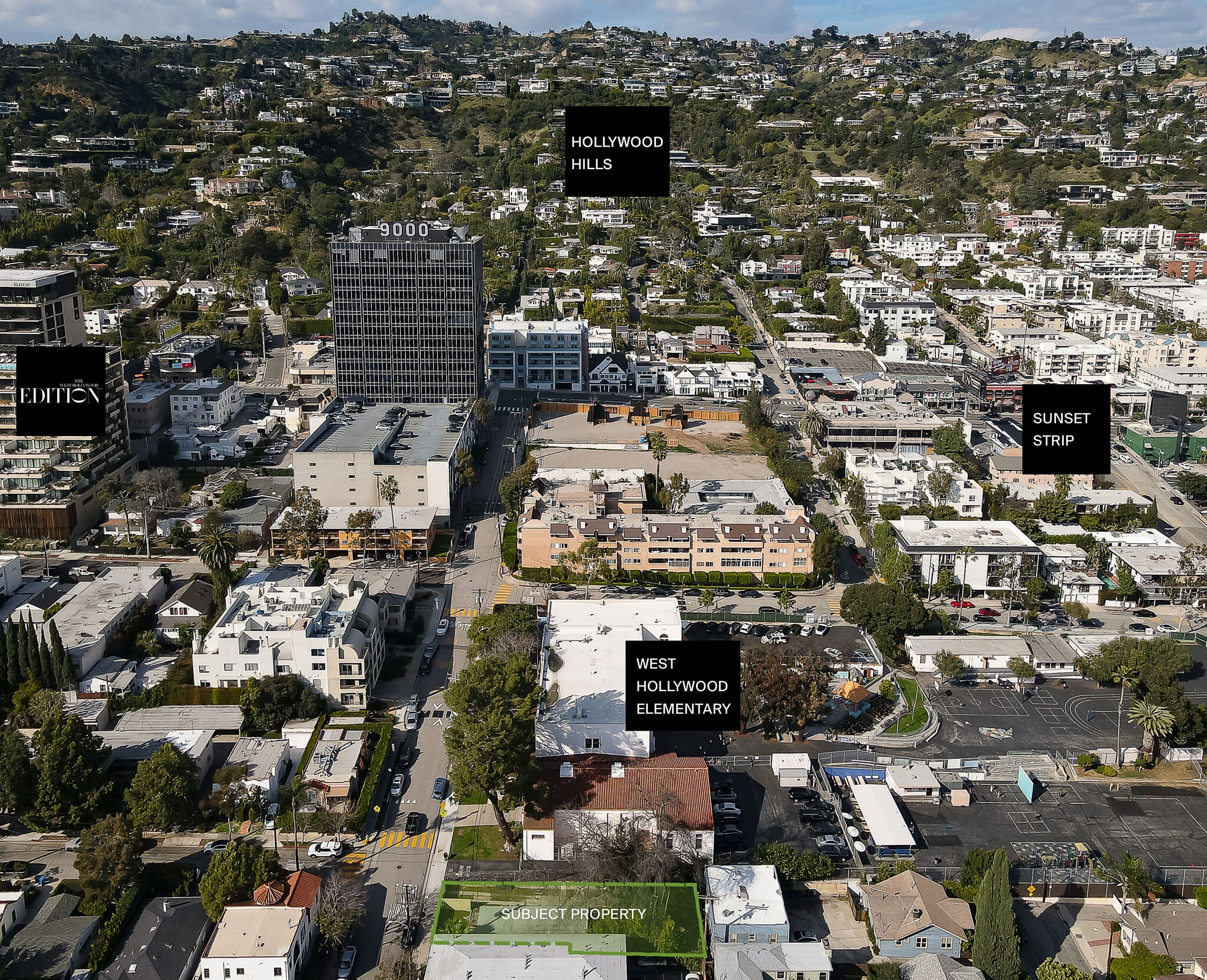 944 Hammond Street, West Hollywood, CA for sale Aerial- Image 1 of 8