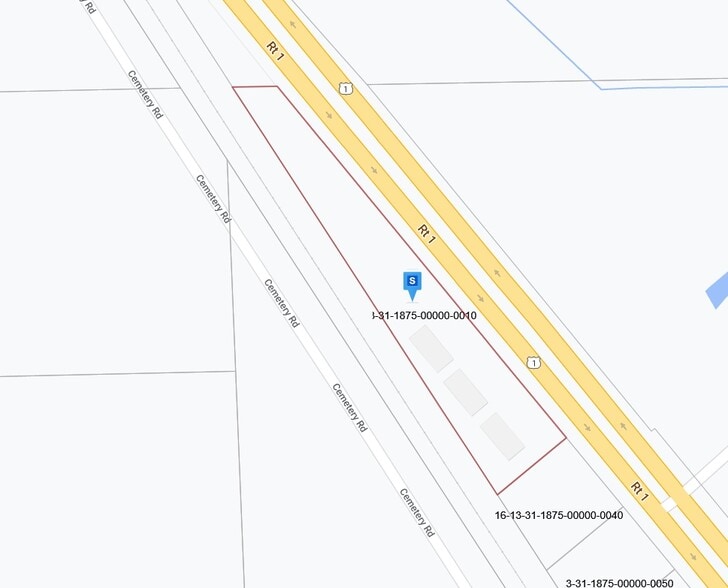 7500 S US Highway 1 S, Bunnell, FL for lease - Plat Map - Image 1 of 4