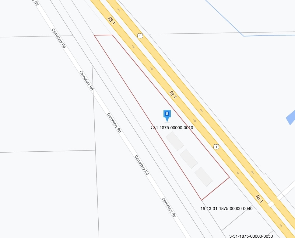 7500 S US Highway 1 S, Bunnell, FL for lease Plat Map- Image 1 of 5
