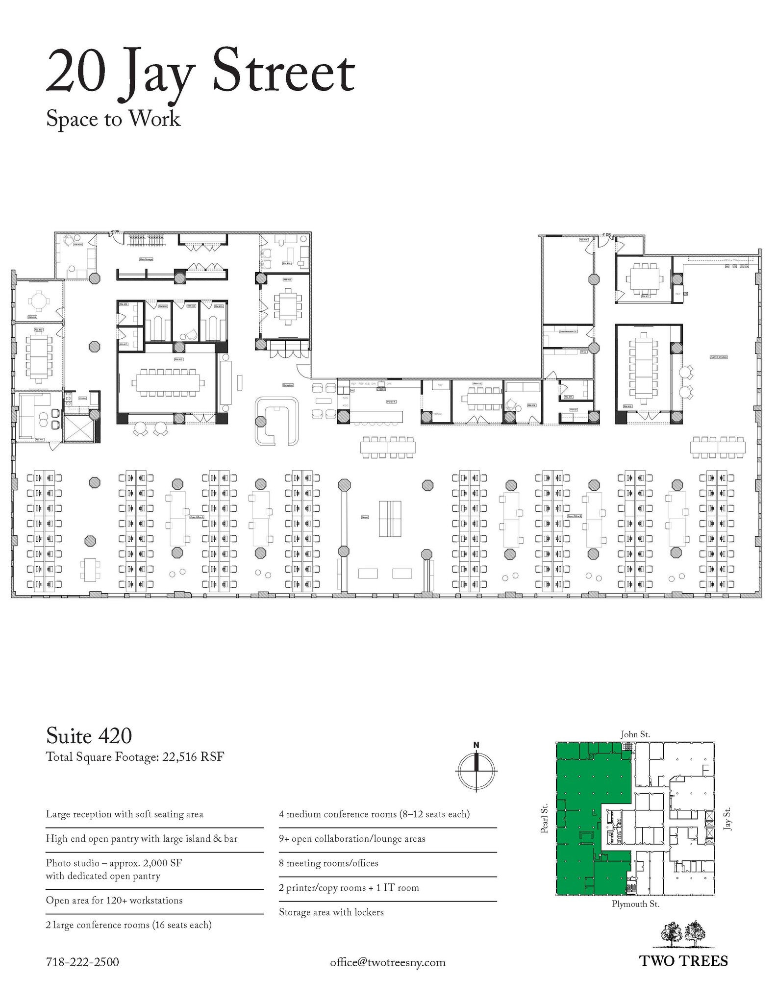 20 Jay St, Brooklyn, NY for lease Floor Plan- Image 1 of 14