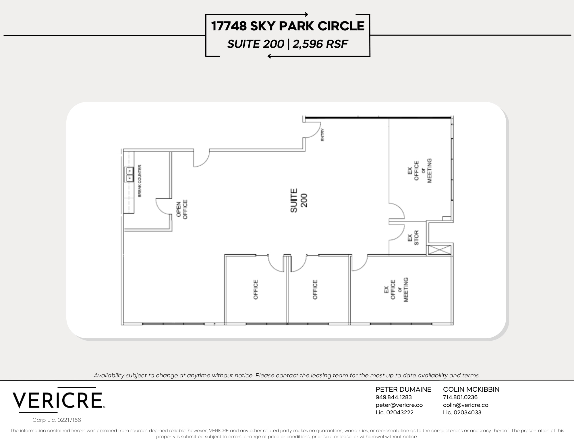 17752 Sky Park Cir, Irvine, CA for lease Floor Plan- Image 1 of 1