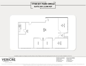 17752 Sky Park Cir, Irvine, CA for lease Floor Plan- Image 1 of 1
