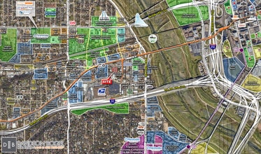 2307 May St, Dallas, TX - Aerial map view