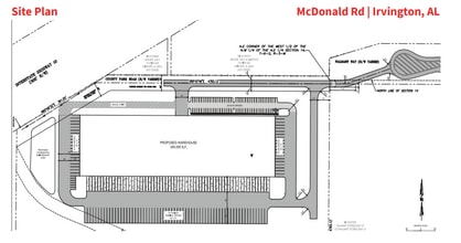 8726 County Farm Rd, Irvington, AL for lease Site Plan- Image 1 of 1