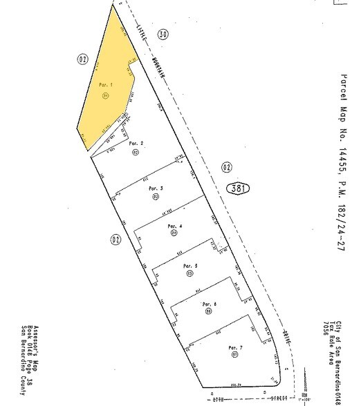 2700 Little Mountain Dr, San Bernardino, CA à louer - Plan cadastral - Image 3 de 14