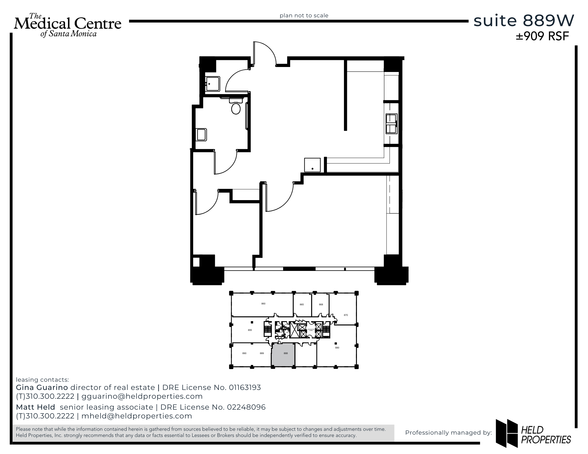 2001 Santa Monica Blvd, Santa Monica, CA for lease Floor Plan- Image 1 of 2