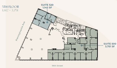 1901 Pennsylvania Ave NW, Washington, DC for lease Floor Plan- Image 1 of 1