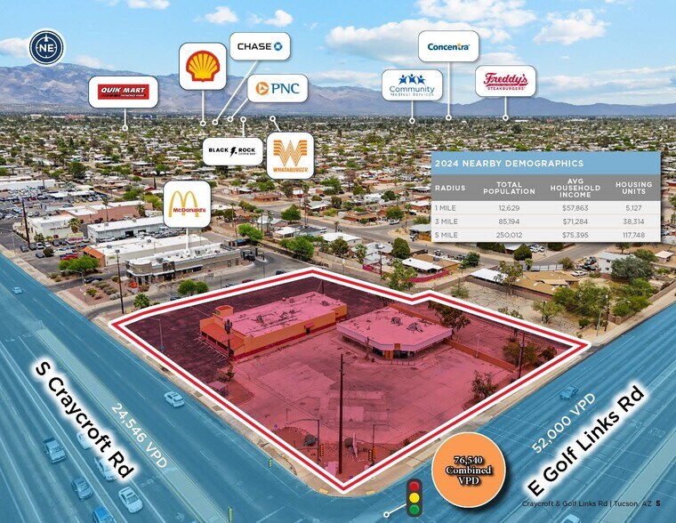 2545 S Craycroft Rd, Tucson, AZ à louer - Photo du bâtiment - Image 2 de 3