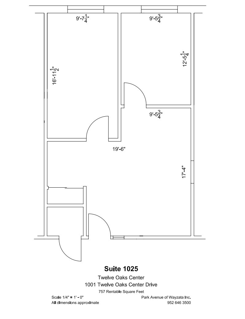 600 Twelve Oaks Center Dr, Wayzata, MN à louer Plan d  tage- Image 1 de 1