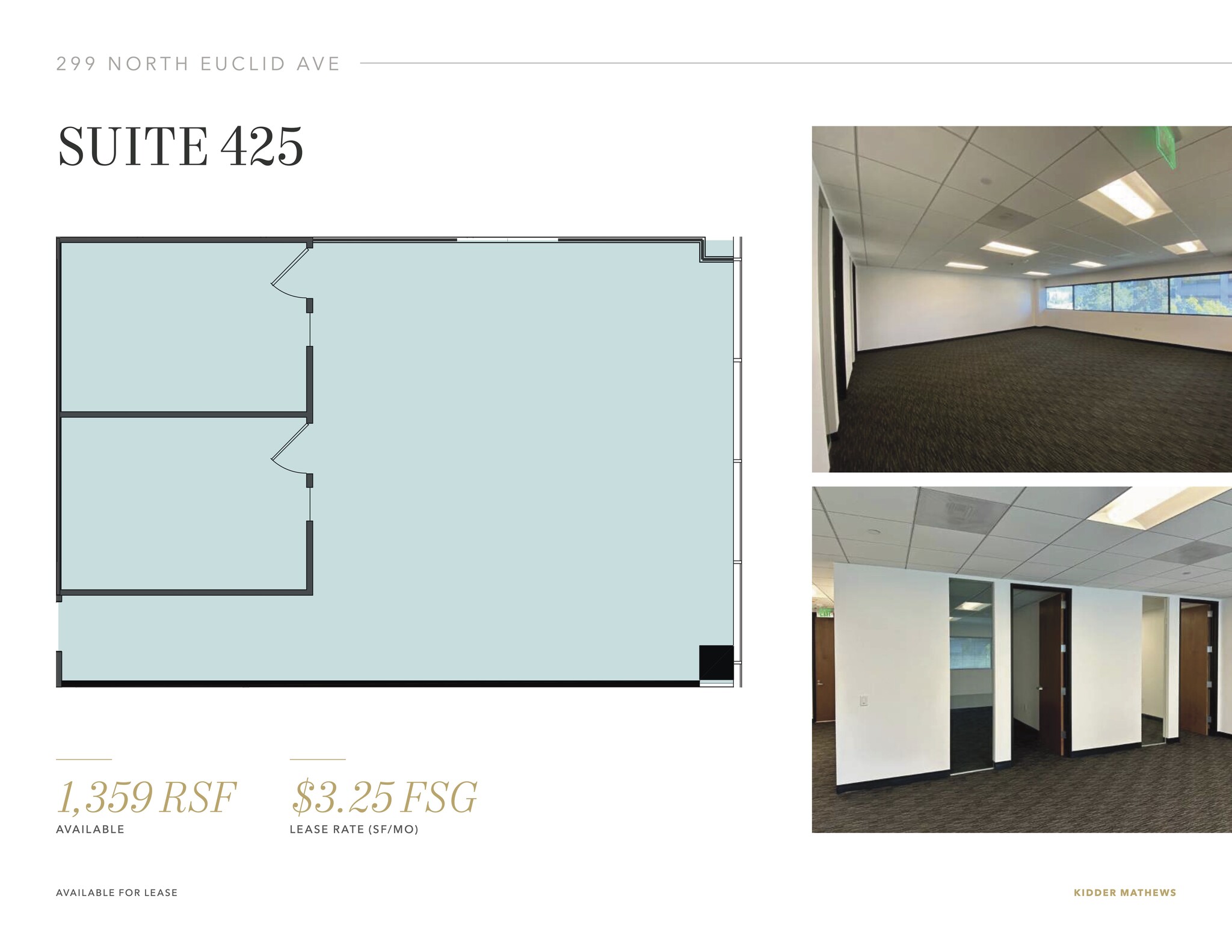 299 N Euclid Ave, Pasadena, CA for lease Floor Plan- Image 1 of 3