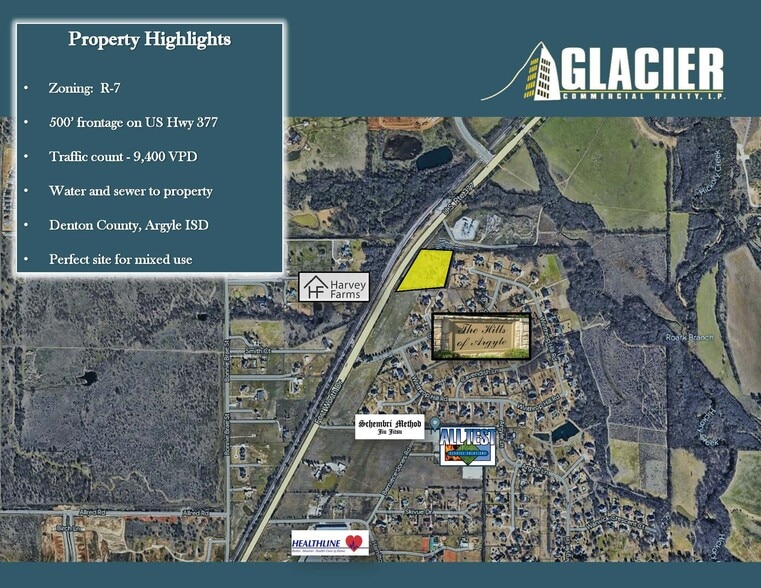 Fort Worth Dr & US Hwy 377, Argyle, TX for sale - Building Photo - Image 2 of 9