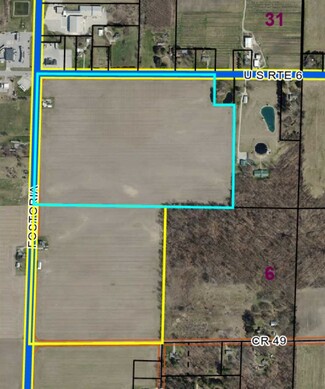 Plus de détails pour 12980 N. FOSTORIA RD., Bradner, OH - Terrain à vendre