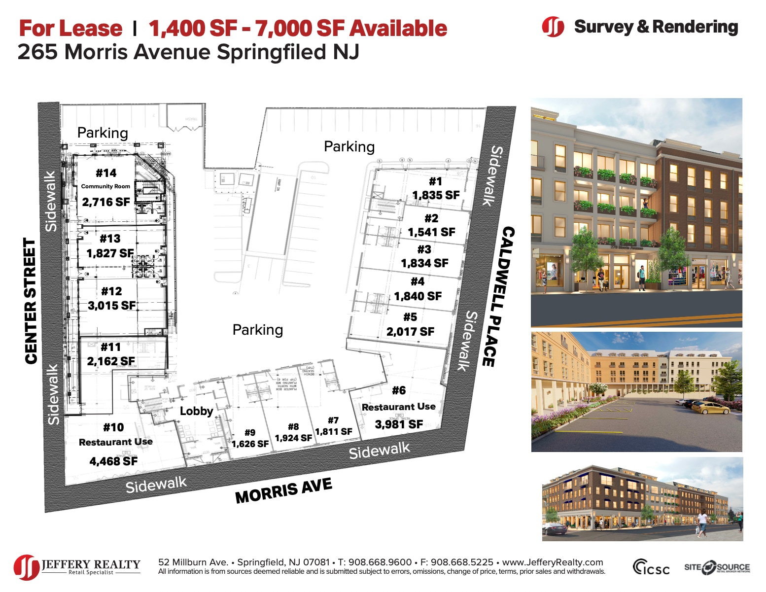 265 Morris Ave, Springfield, NJ for lease Floor Plan- Image 1 of 1